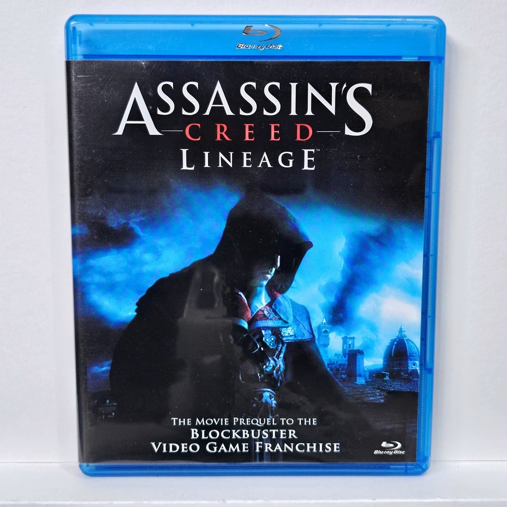 Assassin's Creed Lineage Blu-ray Movie‎ Prequel Ubisoft Ezio Giovanni Auditore